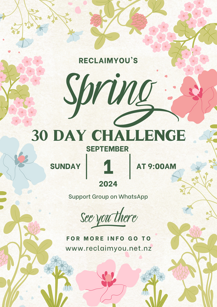 Spring 30 Day Reclaim your Home. Decluttering Challenge
