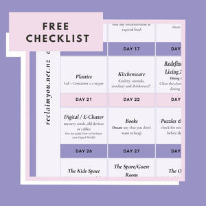 FREE Printable Decluttering Checklist