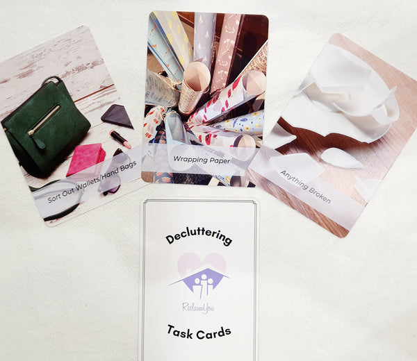 Decluttering Task Cards